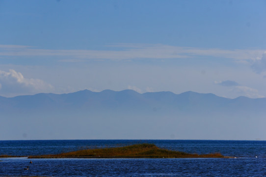 青海湖沙岛