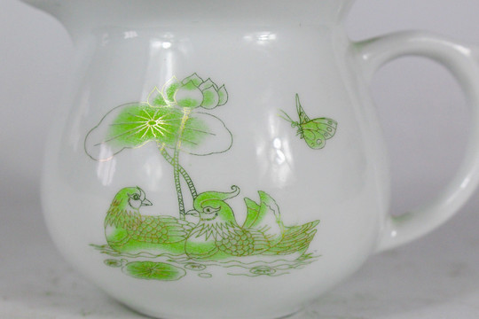 鸳鸯戏水 瓷器 茶具文化