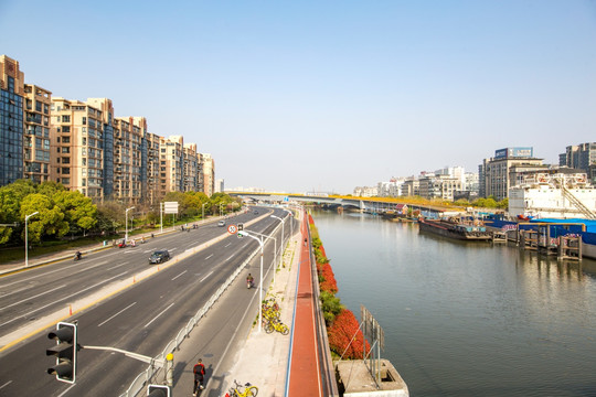 长宁路 马路 苏州河 长宁区