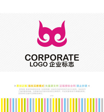 XY字母logo 猫logo
