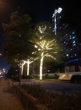 路灯 LED节能灯 城市灯光