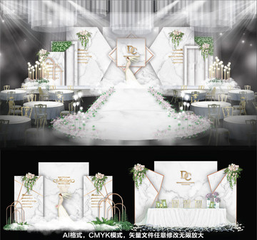 主题婚礼 婚礼设计 白色婚礼