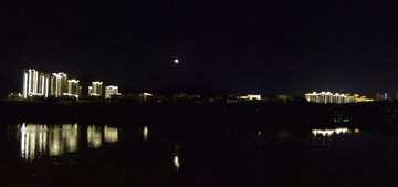三亚河畔夜色