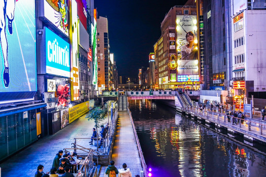 大阪心斋桥夜景