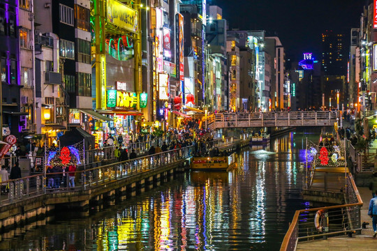 大阪心斋桥夜景