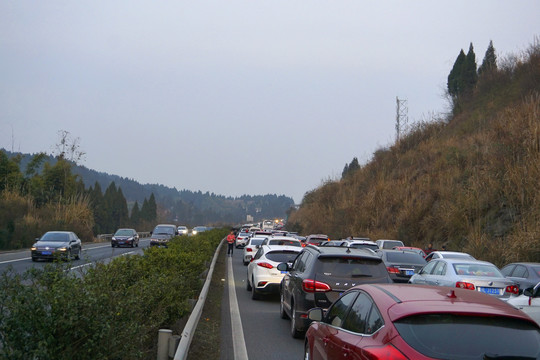 高速公路 拥堵 堵车