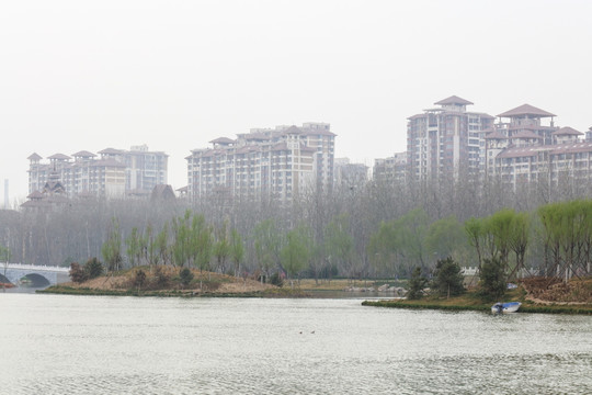 富力又一城 海河故道公园