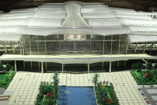 广州 南站 模型