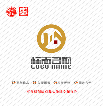 GY字母YG标志家logo