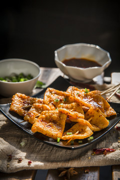 鱼香豆腐串串