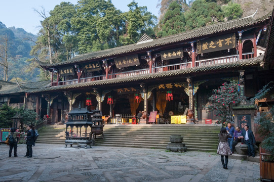 成都青城山天师洞