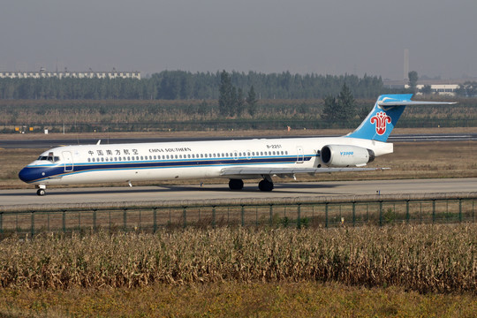 麦道飞机 中国南方航空