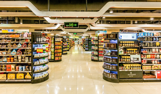 高像素 超市货架 超市内景