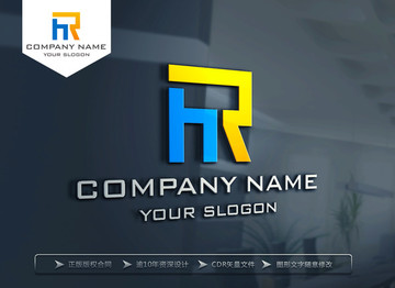 HR字母LOGO