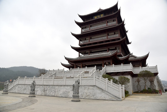 古楼 古建筑 仿古楼