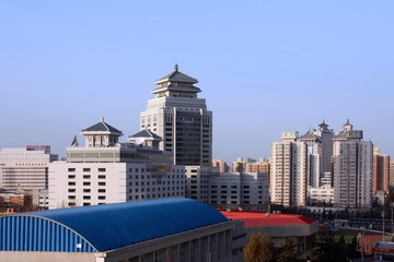 北京金融街城市建筑风光