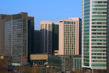 北京金融街城市建筑风光