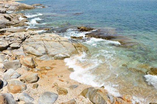 海边 礁石 岩石
