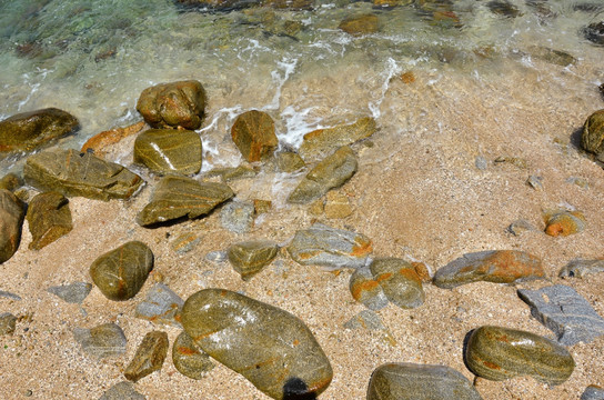 海边 礁石 岩石