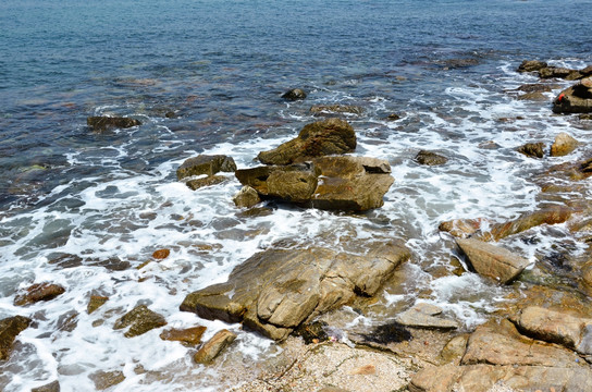 海边 礁石 岩石