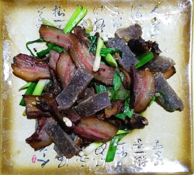 苕皮炒腊肉 炒腊肉 苕皮腊肉