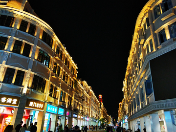 厦门中山路步行街夜景