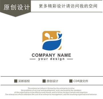 鲸鱼 文化公司 logo