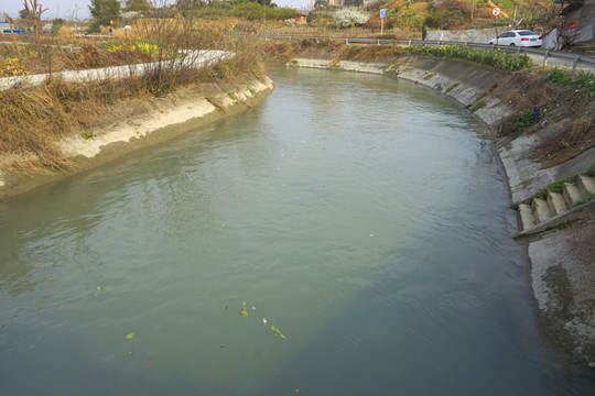 引水渠河道 成都东风渠