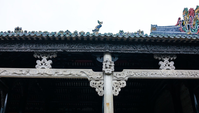 雕刻 陈家祠 祠堂