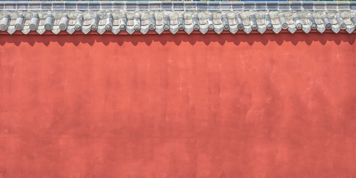 古建筑红色围墙 高清大图