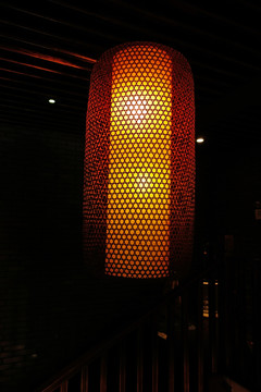 中式竹艺吊灯