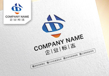 Hb字母LOGO设计 bH标志