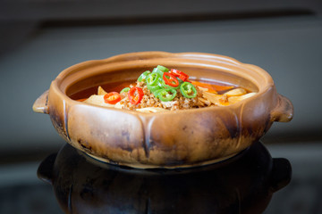 肉沫煮百叶