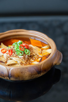 肉沫煮百叶