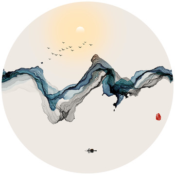 抽象水墨 禅境水墨