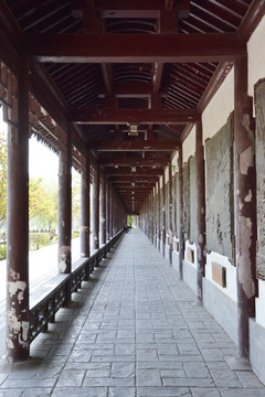 古建筑长廊