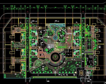 广场设计图cad