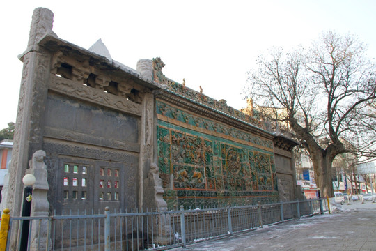 六龙壁北面 蒲城文庙