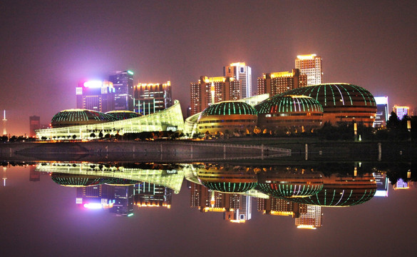 郑州市东区夜景