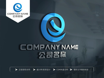 CY字母组合LOGO设计 标志