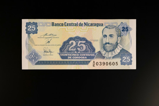 尼加拉瓜纸币 高清大图
