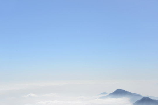 云海 山岳风景 自然景观