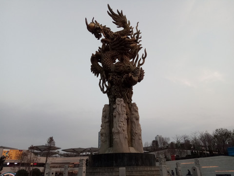 红灯笼 中国结 中国新年 龙城