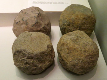 旧石器时代中期石球 狩猎工具
