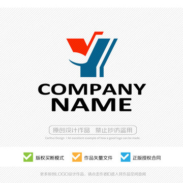 Y字母 LOGO设计