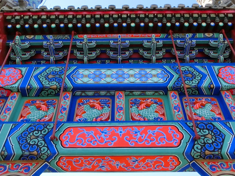中式古建彩绘 斗拱