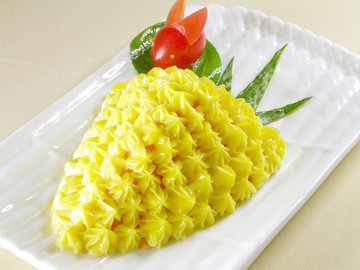 菠萝造型美食