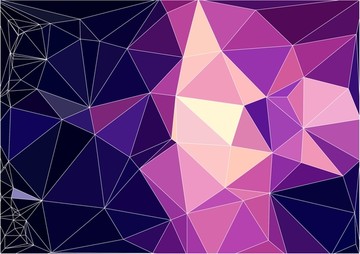 蓝紫色几何图