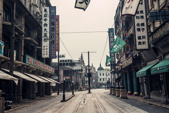 老上海街景 老上海