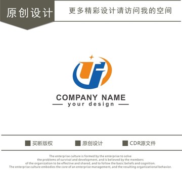 YF字母 科技 logo